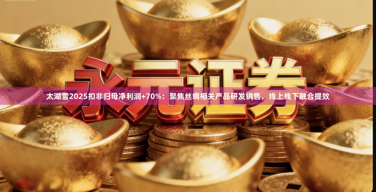 太湖雪2025扣非归母净利润+70%：聚焦丝绸相关产品研发销售，线上线下融合提效