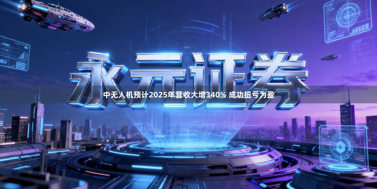 中无人机预计2025年营收大增340% 成功扭亏为盈